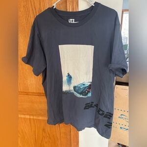 Uniqlo Graphic Tee - Dark Blue